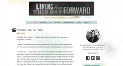 Desktop Screenshot of livingfromthisdayforward.com
